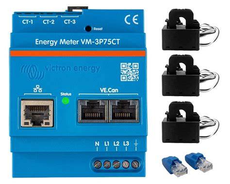 Victron Energy Energy Meter VM-3P75CT